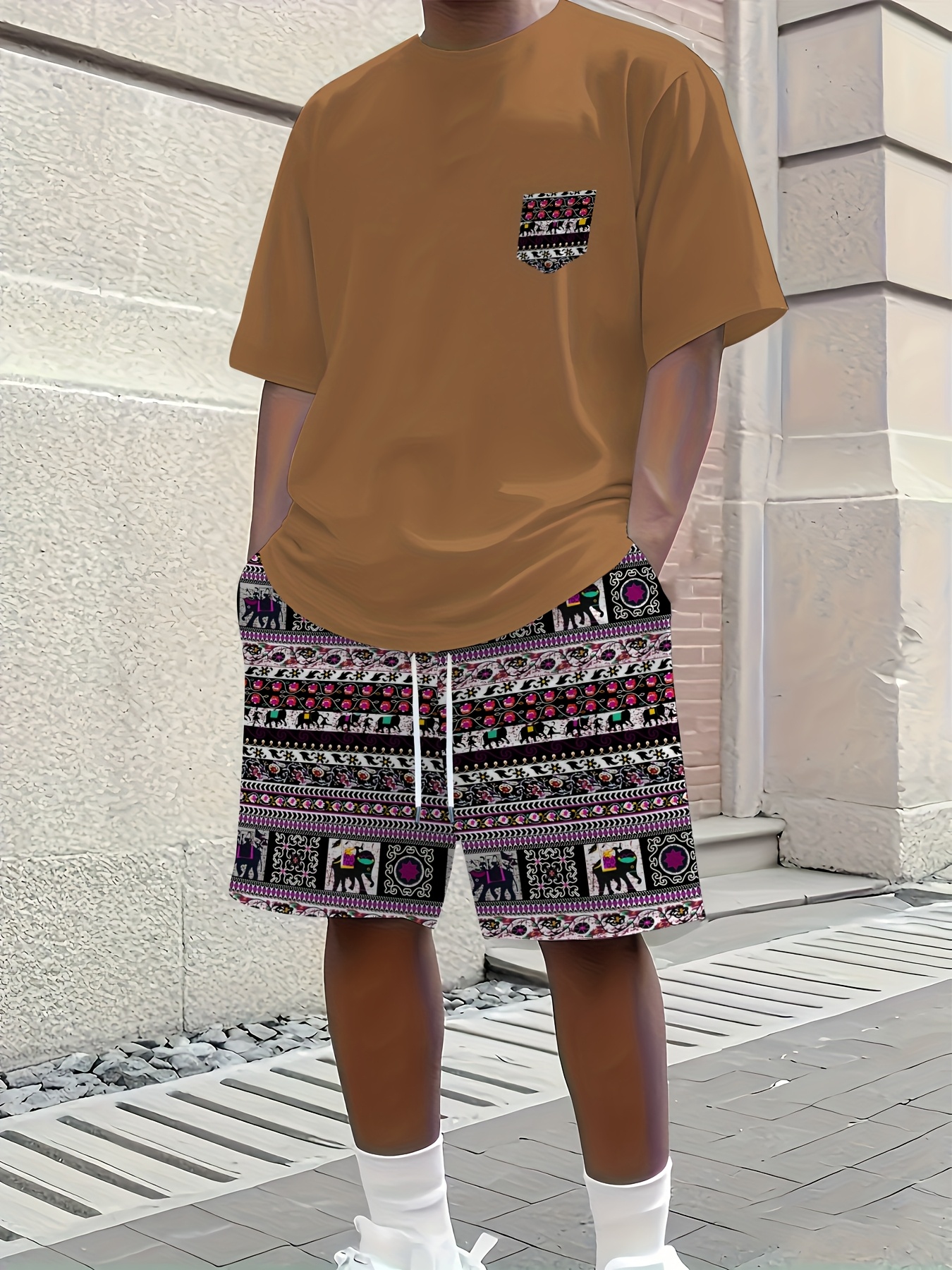 2026 Summer New Men's Short-Sl - Ethnic Style บทวิจารณ์และราคา