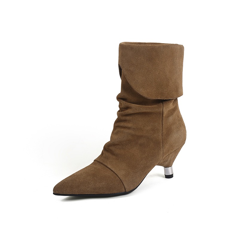 Pointy Toe Kitten Heels Mid Ca - Ethnic Fashion Week บทวิจารณ์และราคา