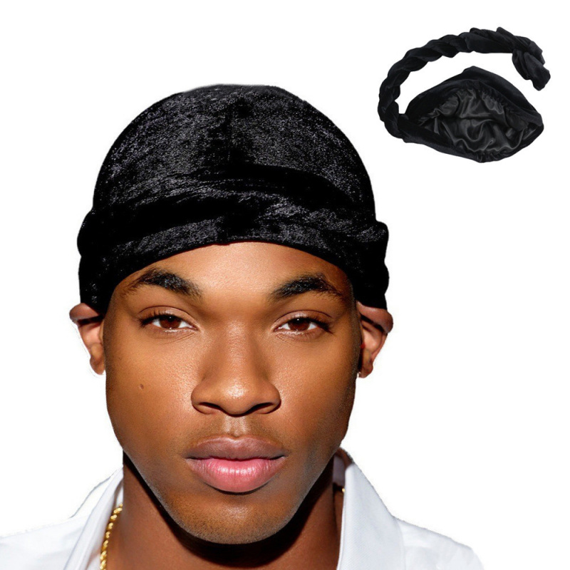 Solid Color Men's Velvet Head  - Ethnic Fashion Men บทวิจารณ์และราคา