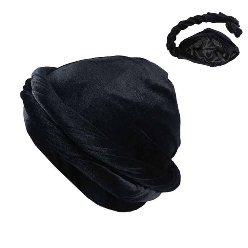 Solid Color Men's Velvet Head  - Ethnic Fashion Men บทวิจารณ์และราคา