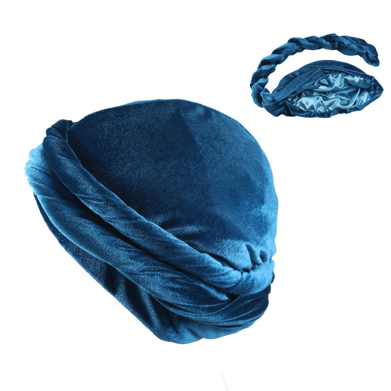Solid Color Men's Velvet Head  - Ethnic Fashion Men บทวิจารณ์และราคา