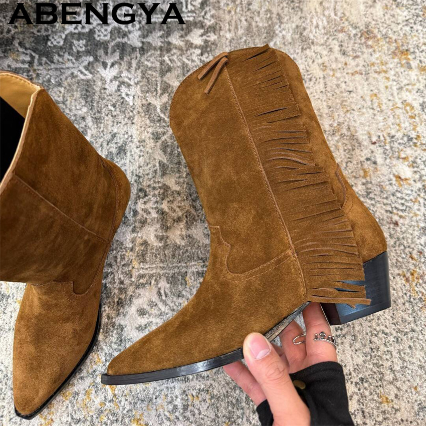 New Suede Tassels Designer Ank - Ethnic Fashion Week บทวิจารณ์และราคา