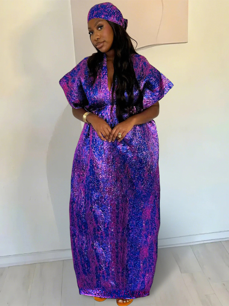 Loose Fit Shiny African Women' - Ethnic Fabric บทวิจารณ์และราคา