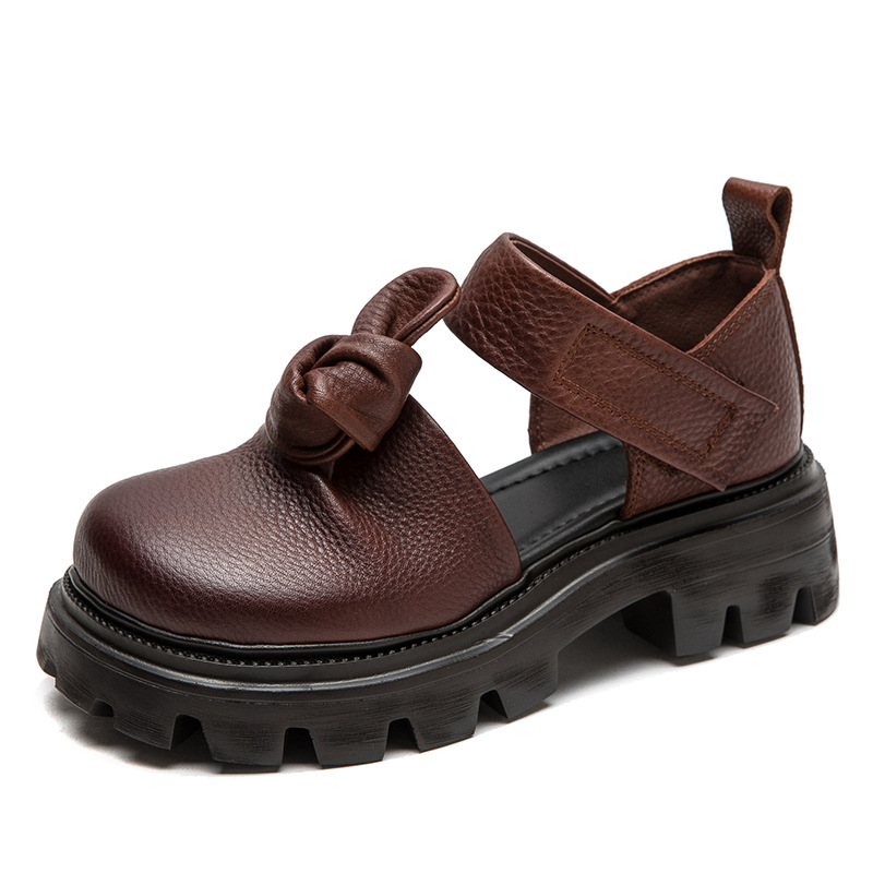 5cm Ethnic Knot Platform Wedge - Ethnic Fashion For Women บทวิจารณ์และราคา
