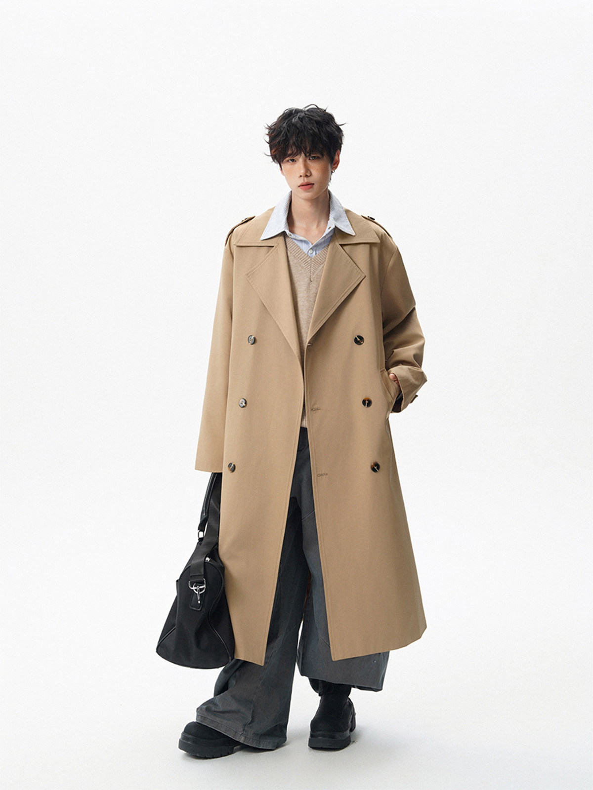 Trench Grey Coat Mens World Va - Ethnic Fashion World บทวิจารณ์และราคา