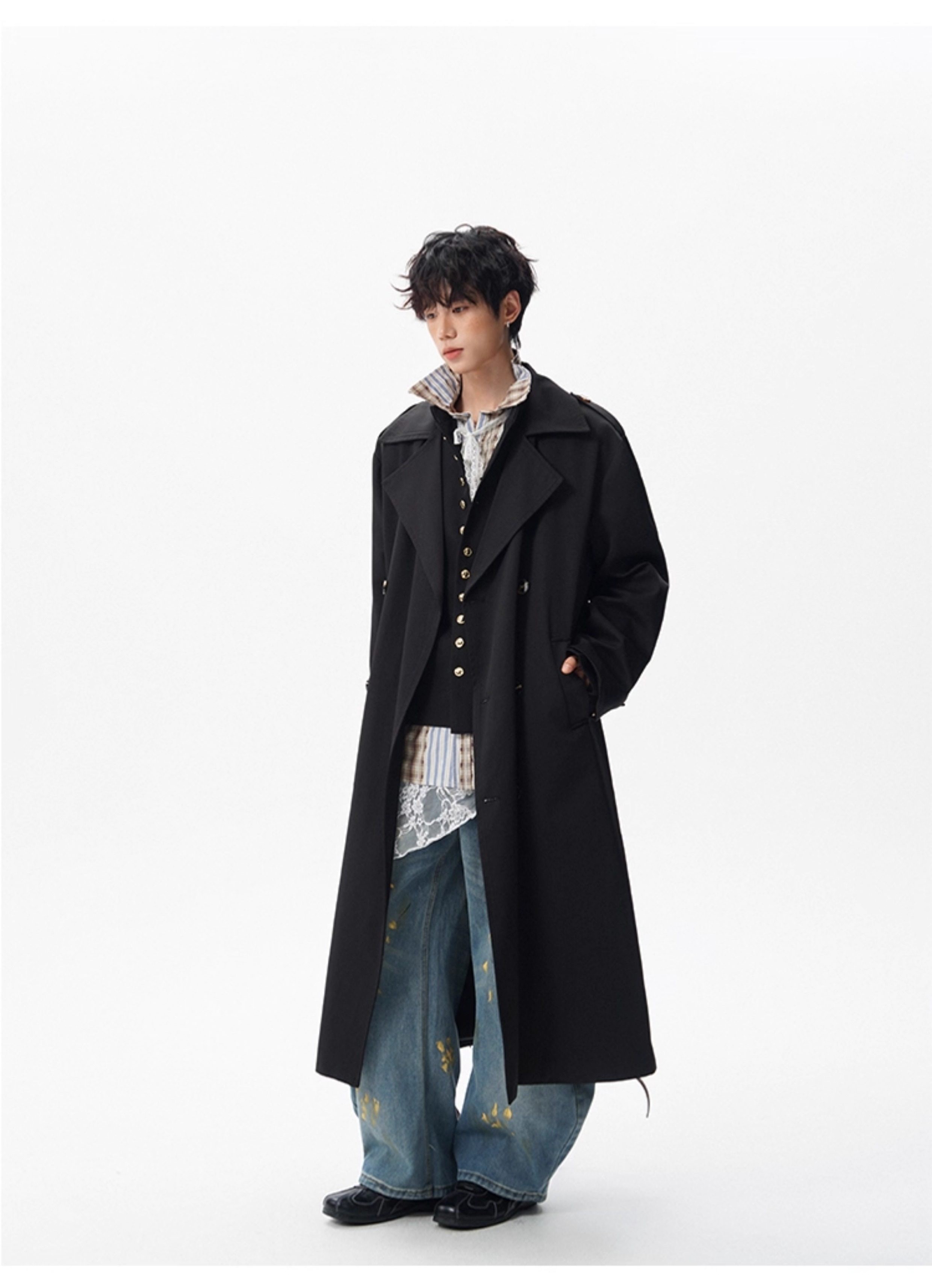 Trench Grey Coat Mens World Va - Ethnic Fashion World บทวิจารณ์และราคา