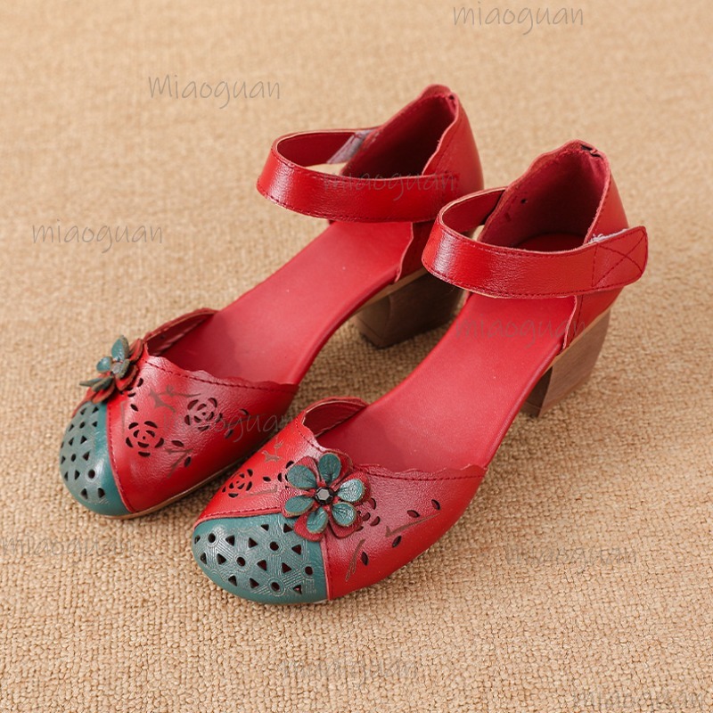 Hollow Out Cover Toe Gladiator - Ethnic Fashion For Women บทวิจารณ์และราคา