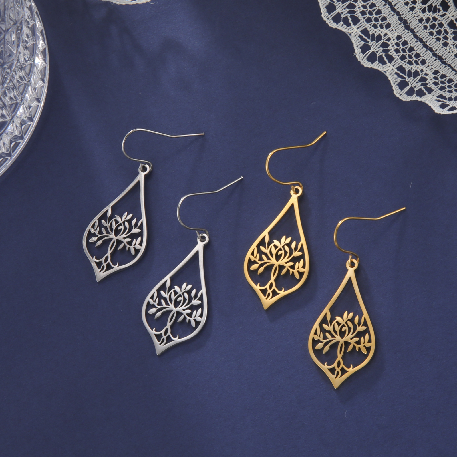 Unift Ethnic Tree of Life Earr - Ethnic Fashion World บทวิจารณ์และราคา