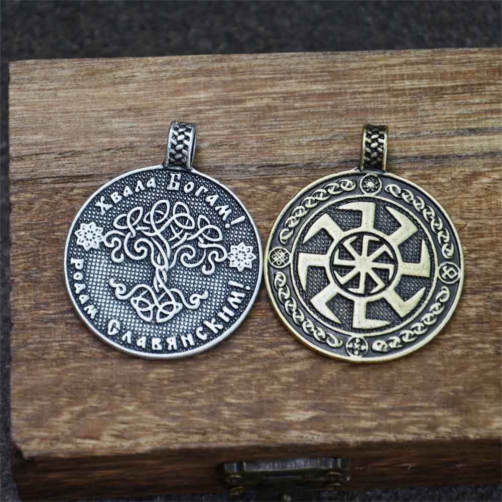 Retro Slavic Kolovrat Pendant  - Ethnic Fashion World บทวิจารณ์และราคา