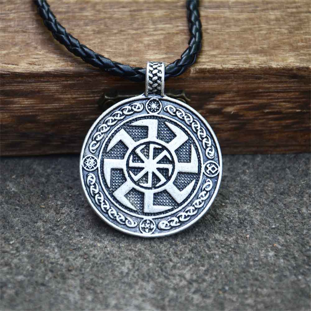 Retro Slavic Kolovrat Pendant  - Ethnic Fashion World บทวิจารณ์และราคา