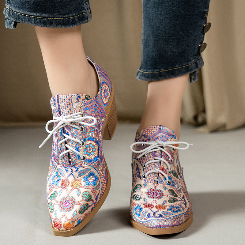 Ethnic Ladies Boots Spring Win - Ethnic Fashion For Women บทวิจารณ์และราคา