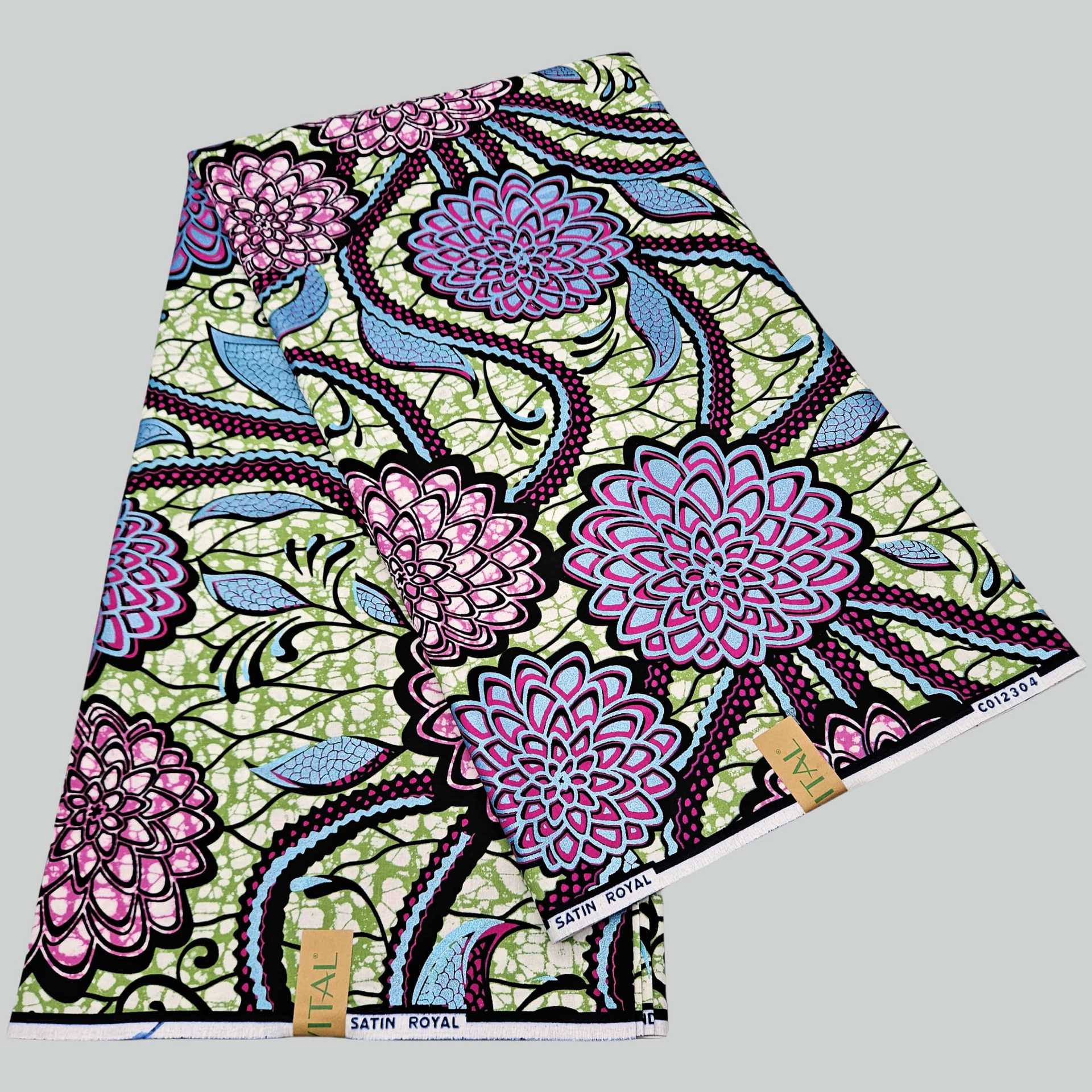 46Inch Wide 6Yards Long Floral - Ethnic Fabric บทวิจารณ์และราคา