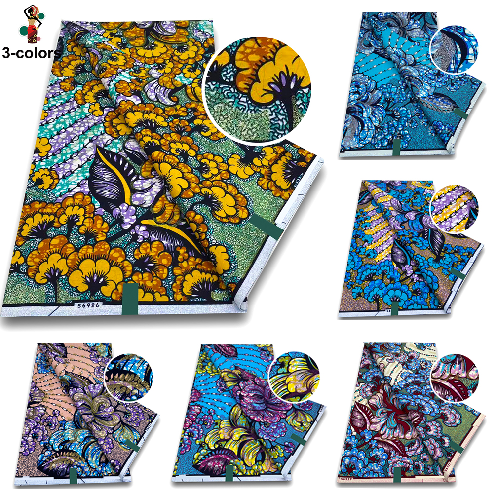 Soft Latest African Grand Gold - African Ankara Print บทวิจารณ์และราคา