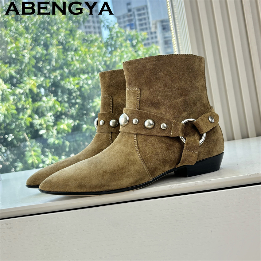Winter Flat Ankle Boots for Wo - Ethnic Fashion Week บทวิจารณ์และราคา