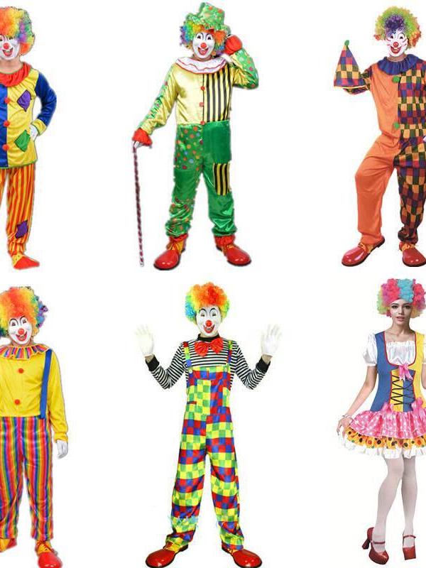 Halloween Clown Costume Ball C - Ethnic Fashion Wear บทวิจารณ์และราคา