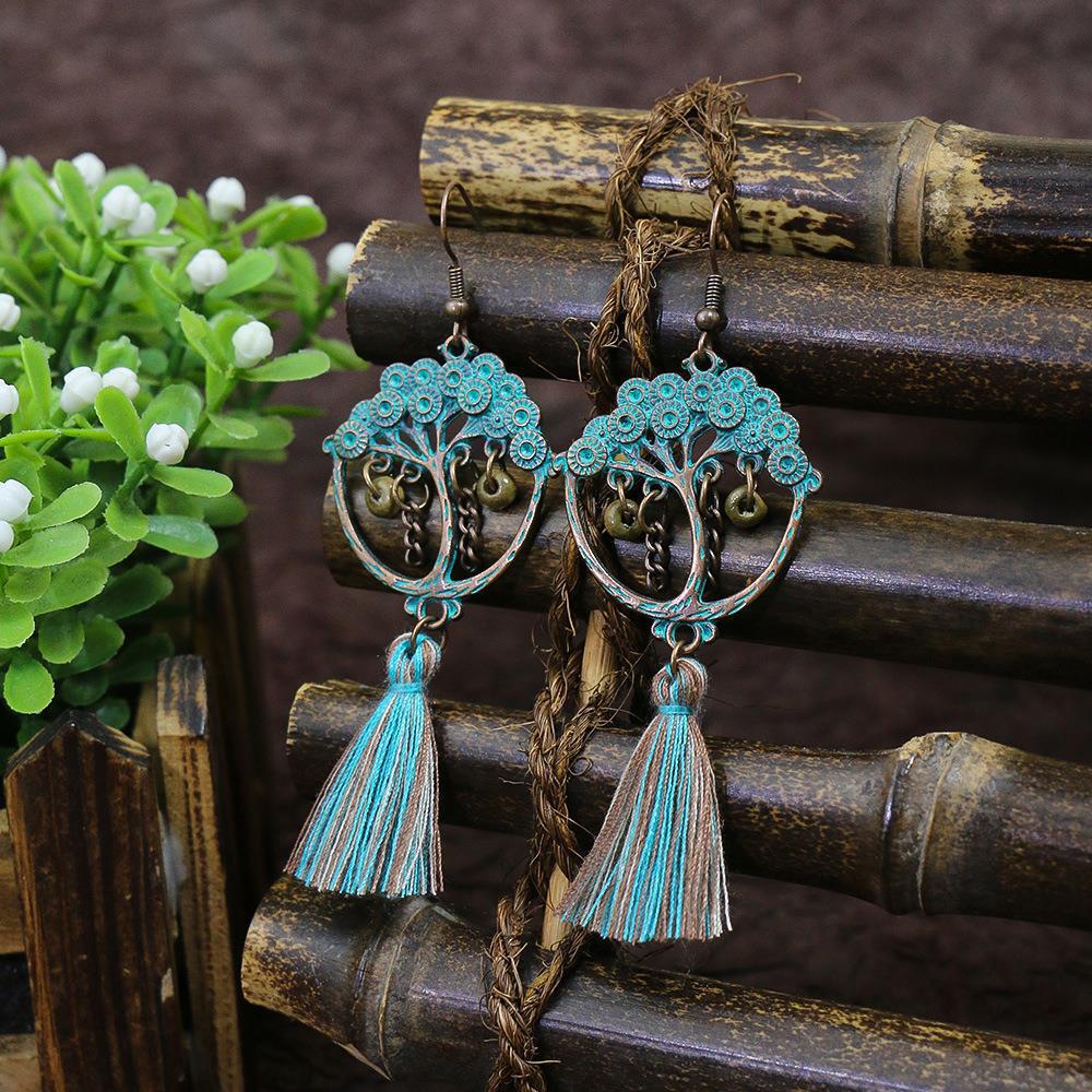 Retro Bronze Irregular Geometr - Ethnic Indian Fashion บทวิจารณ์และราคา
