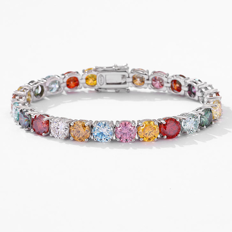 Dopamine color moissanite plat - Ethnic Fashion Trend บทวิจารณ์และราคา