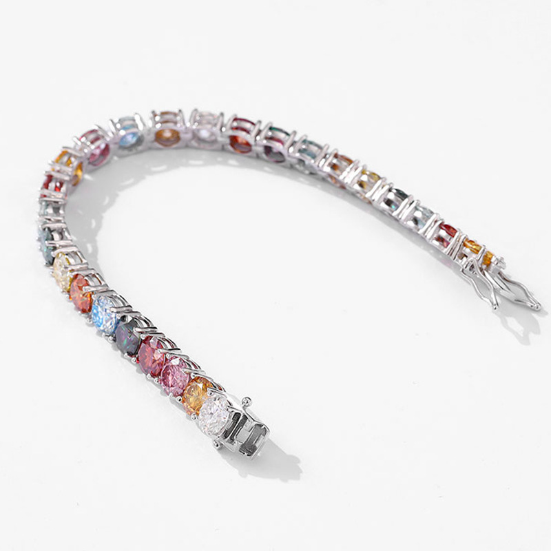 Dopamine color moissanite plat - Ethnic Fashion Trend บทวิจารณ์และราคา