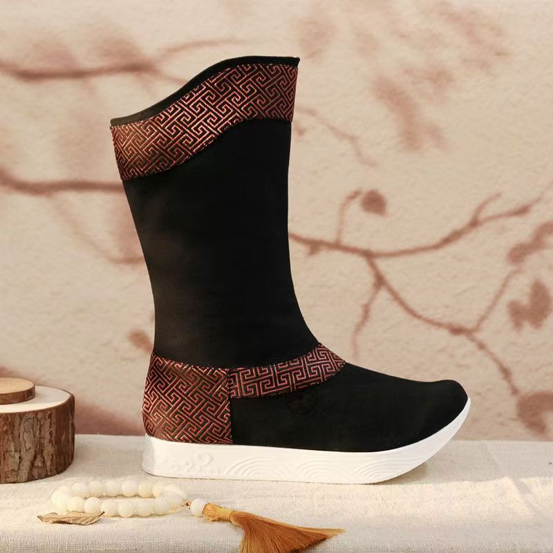Men's High Top Horse Face Skir - Ethnic Style บทวิจารณ์และราคา