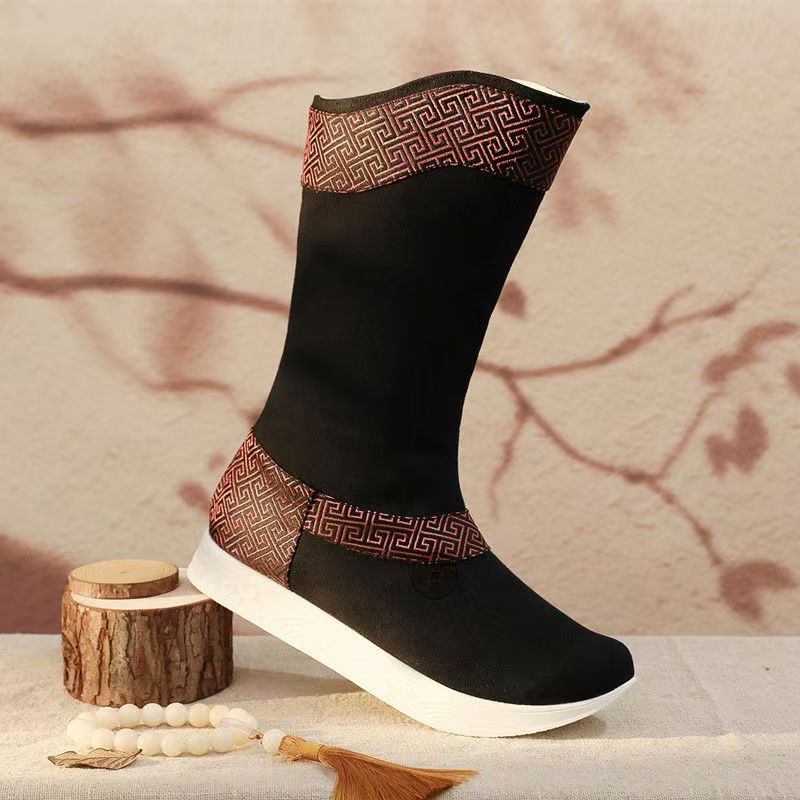 Men's High Top Horse Face Skir - Ethnic Style บทวิจารณ์และราคา