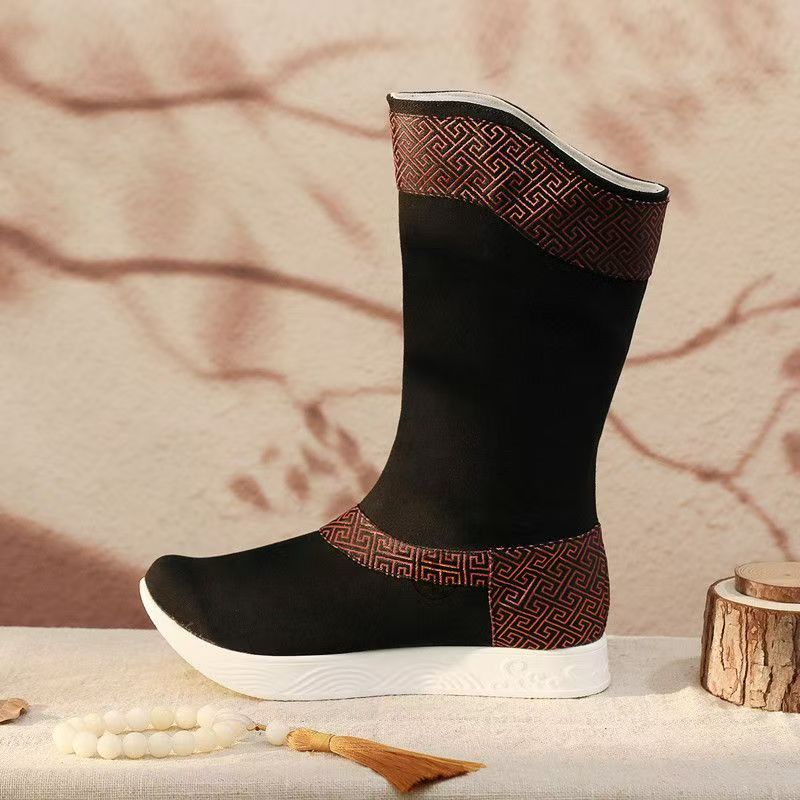 Men's High Top Horse Face Skir - Ethnic Style บทวิจารณ์และราคา