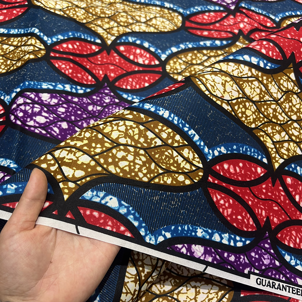 6 Yards Ankara Wax Fabric 2025 - African Ankara Print บทวิจารณ์และราคา