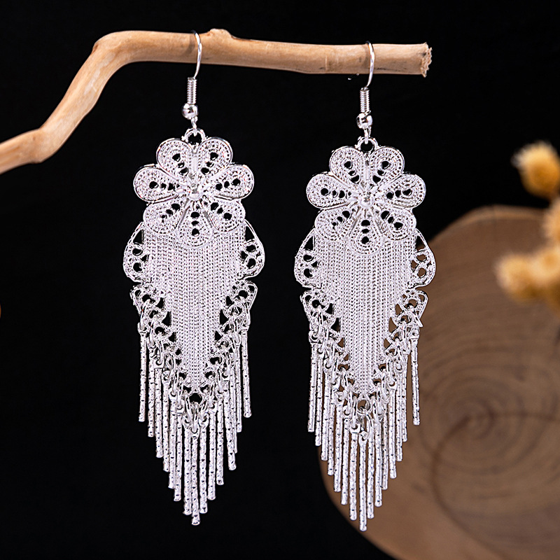 Vintage Ethnic Dangle Earings  - Ethnic Indian Fashion บทวิจารณ์และราคา