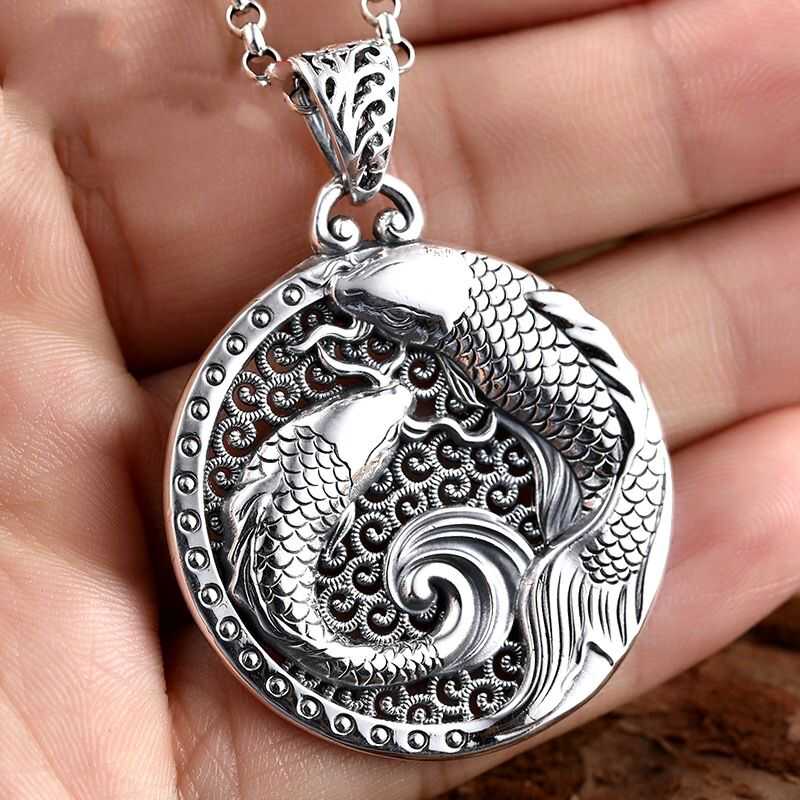 Retro Double Koi Luck Pure Sil - Ethnic Fashion World บทวิจารณ์และราคา