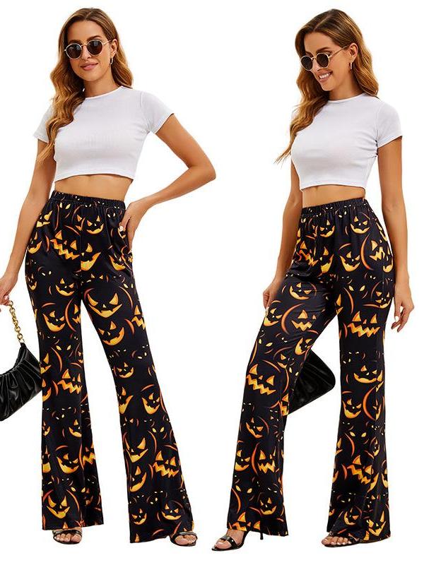 Halloween Bat Pumpkin Print Wo - Ethnic Wear Fashion Brand บทวิจารณ์และราคา