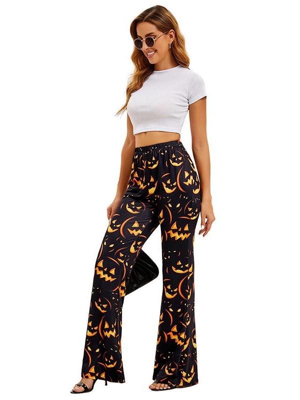 Halloween Bat Pumpkin Print Wo - Ethnic Wear Fashion Brand บทวิจารณ์และราคา