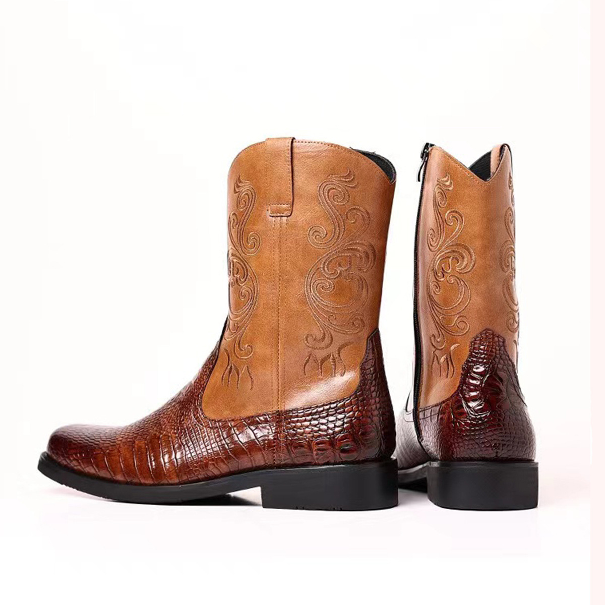 Fashionable Embossed Casual Me - Ethnic Fashion Men บทวิจารณ์และราคา