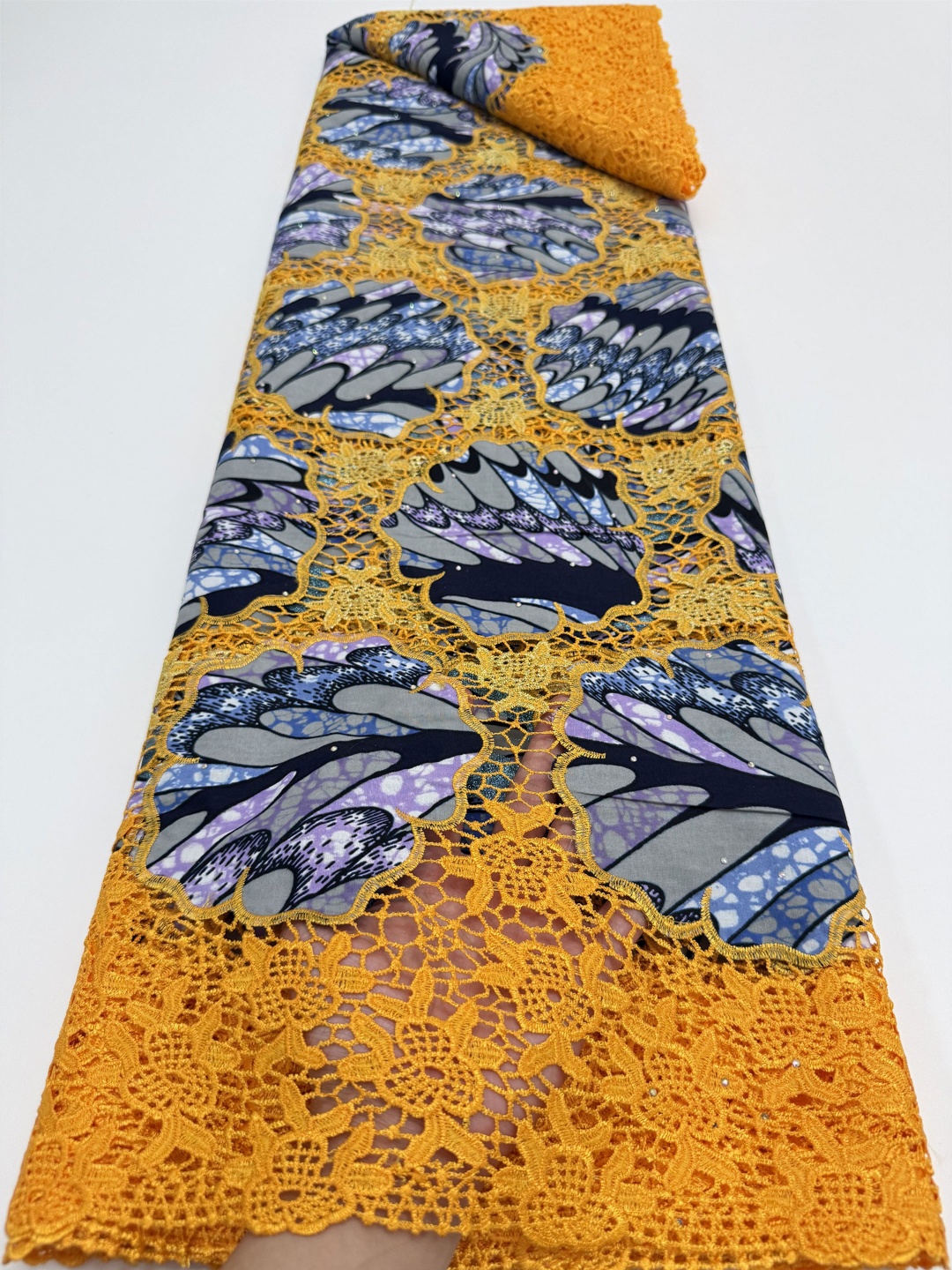 Luxury 5Yards African Wax Broc - African Ankara Print บทวิจารณ์และราคา