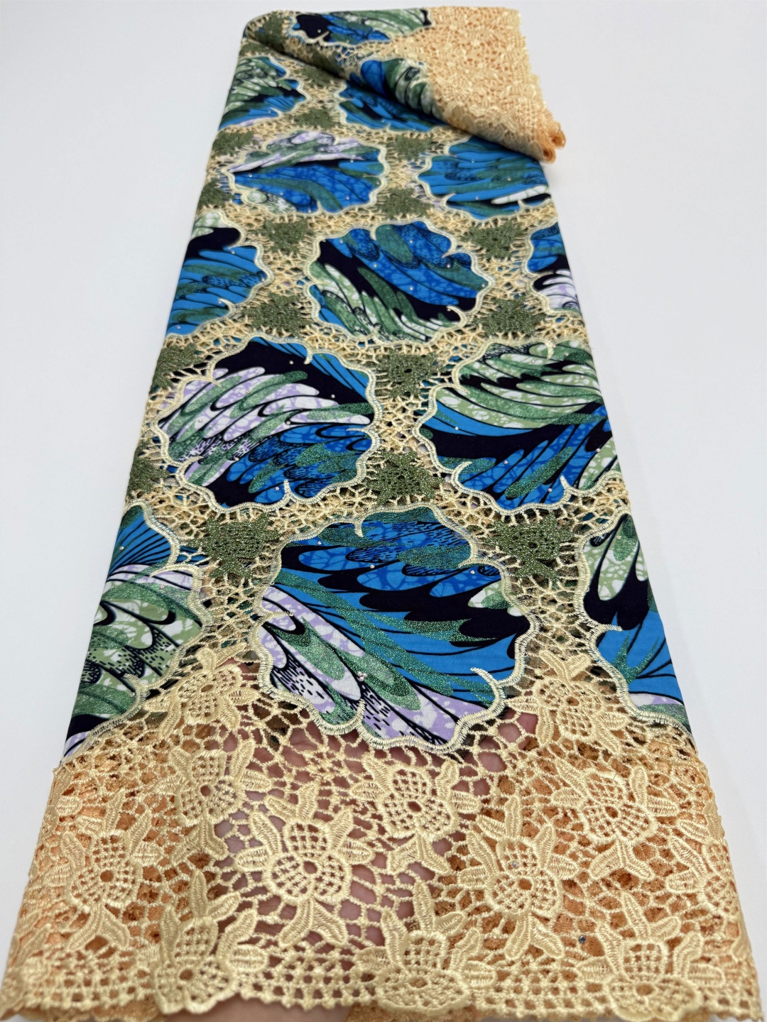Luxury 5Yards African Wax Broc - African Ankara Print บทวิจารณ์และราคา