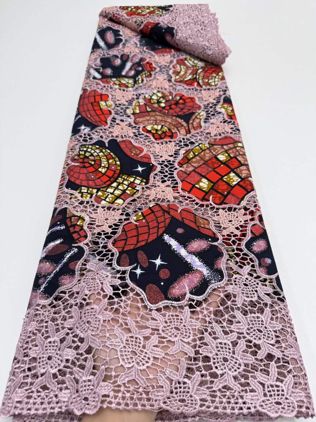 Luxury 5Yards African Wax Broc - African Ankara Print บทวิจารณ์และราคา