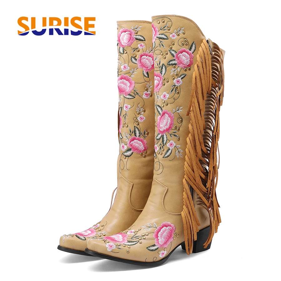 Fashion Embroidery Flower West - Ethnic Fashion For Women บทวิจารณ์และราคา