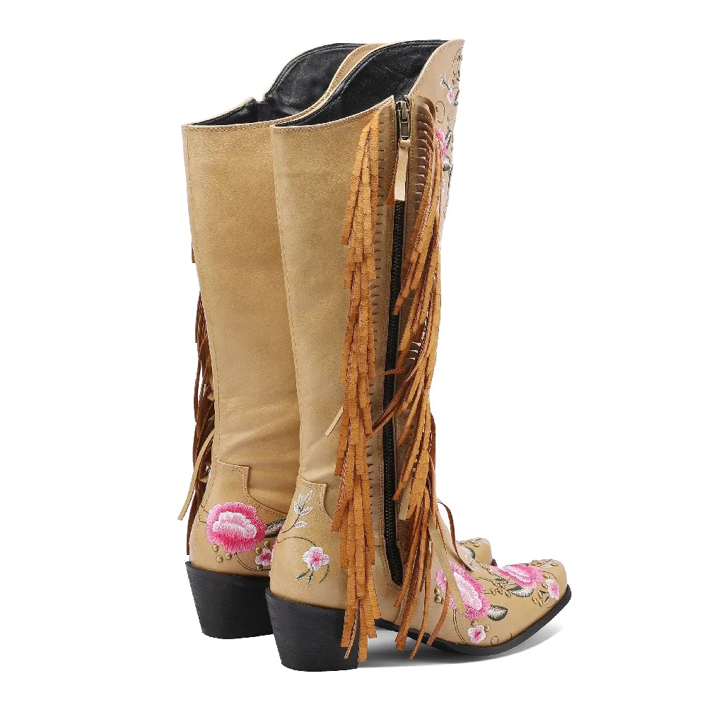 Fashion Embroidery Flower West - Ethnic Fashion For Women บทวิจารณ์และราคา