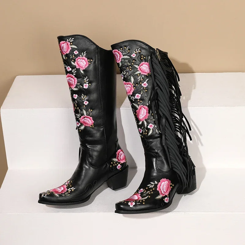 Fashion Embroidery Flower West - Ethnic Fashion For Women บทวิจารณ์และราคา