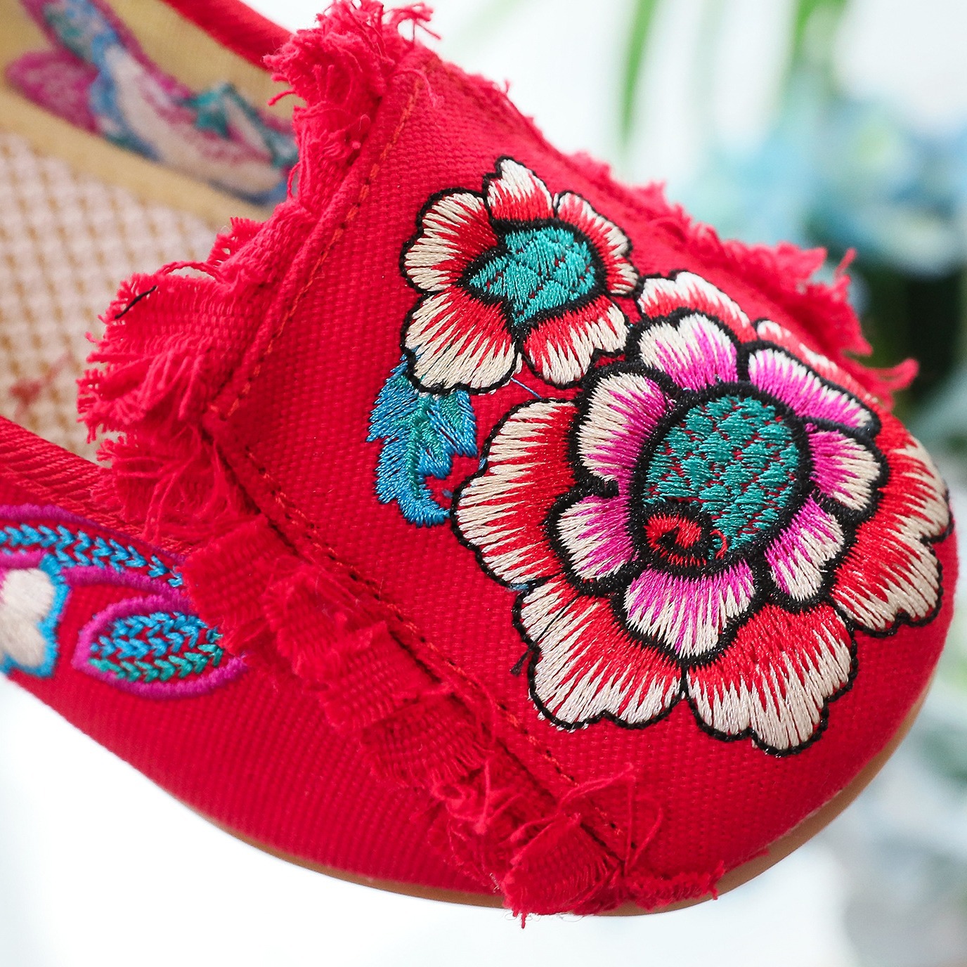 Woman Woven Shoes New Ethnic S - Ethnic Style บทวิจารณ์และราคา