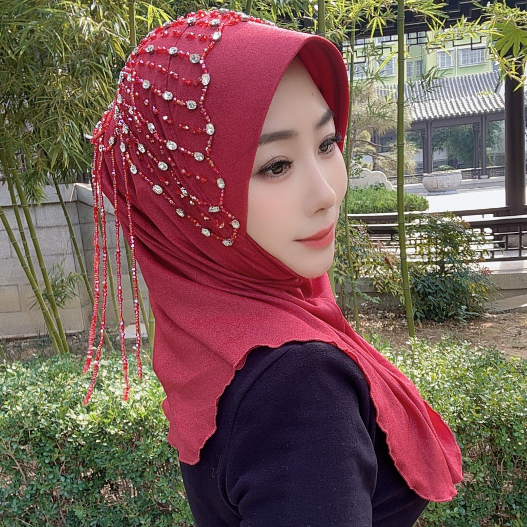 Africa Ethnic Hats Hijab Black - Ethnic Fashion For Women บทวิจารณ์และราคา