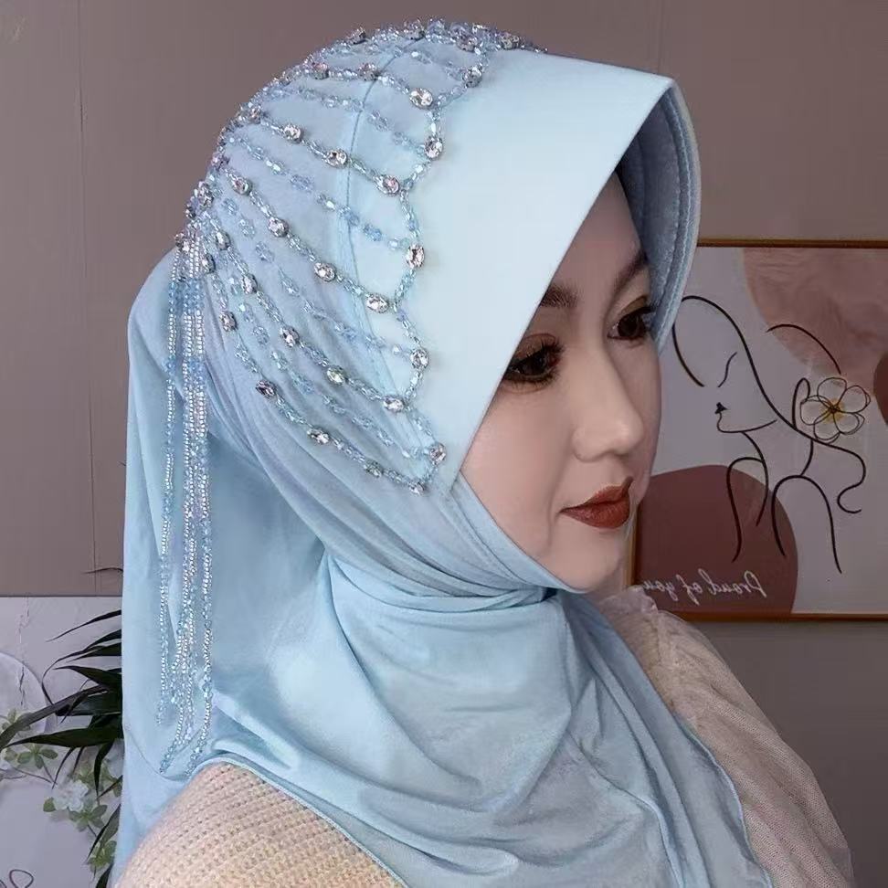 Africa Ethnic Hats Hijab Black - Ethnic Fashion For Women บทวิจารณ์และราคา