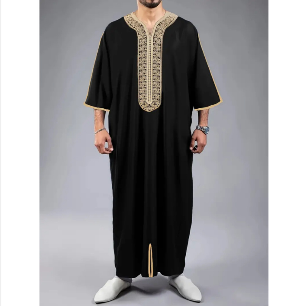 New 2025 Men's Long Sleeve Emb - Ethnic Fashion Wear บทวิจารณ์และราคา