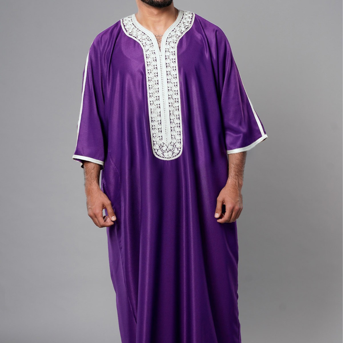 New 2025 Men's Long Sleeve Emb - Ethnic Fashion Wear บทวิจารณ์และราคา