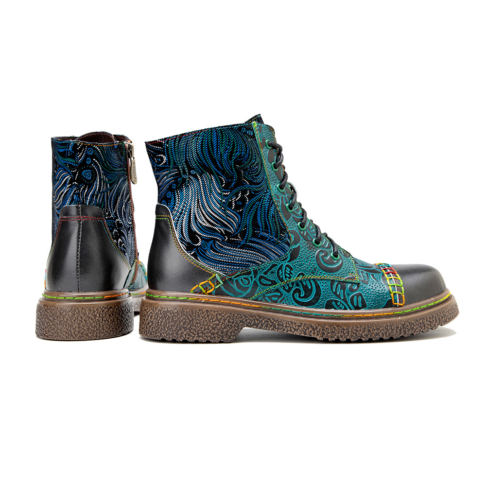 Socofy Raffan winter Ankle Lad - Ethnic Fabric บทวิจารณ์และราคา