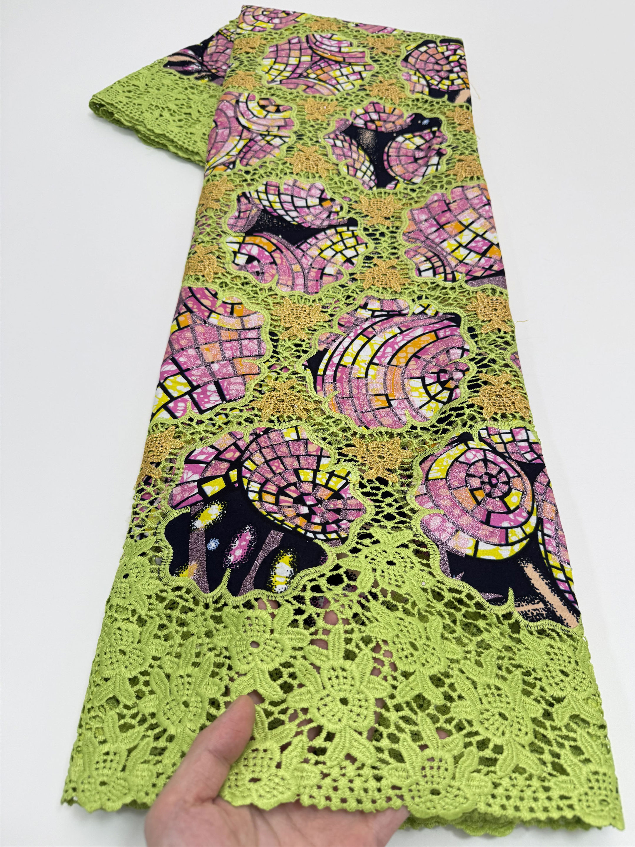 5 Yards High Huality Ankara Fa - African Ankara Print บทวิจารณ์และราคา