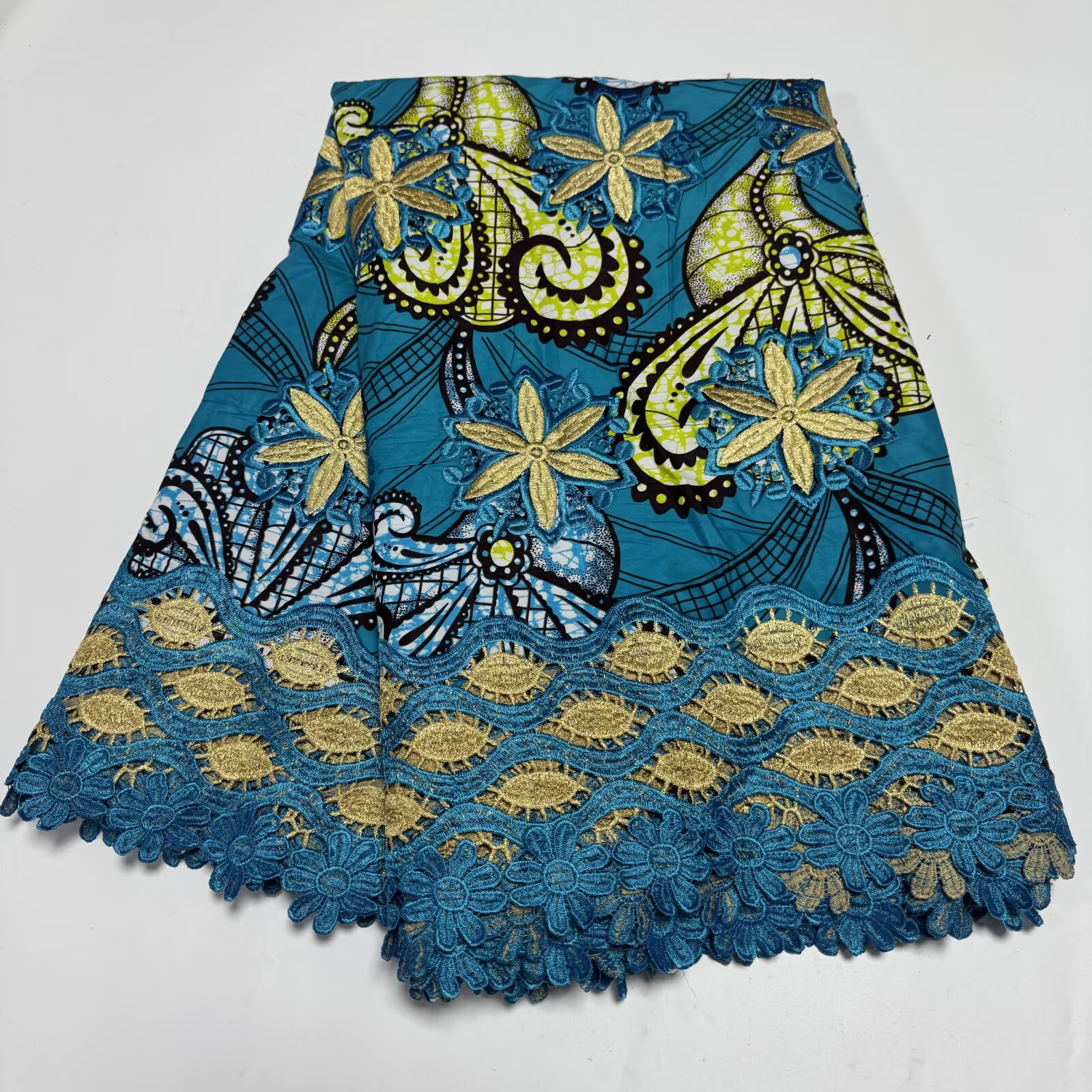 African Wax With Cord Lace, Co - African Ankara Print บทวิจารณ์และราคา
