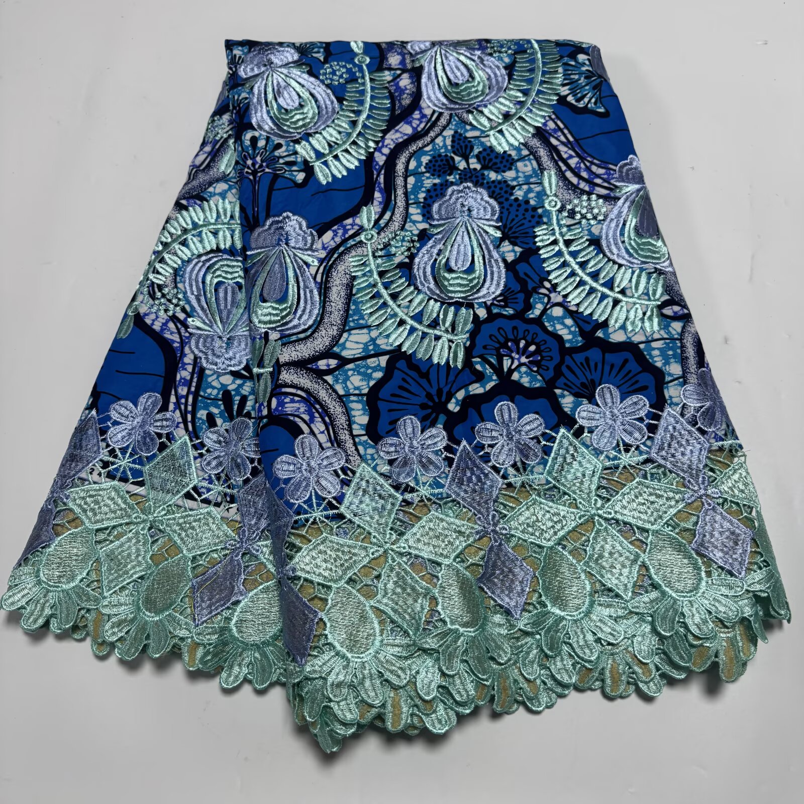 African Wax With Cord Lace, Co - African Ankara Print บทวิจารณ์และราคา