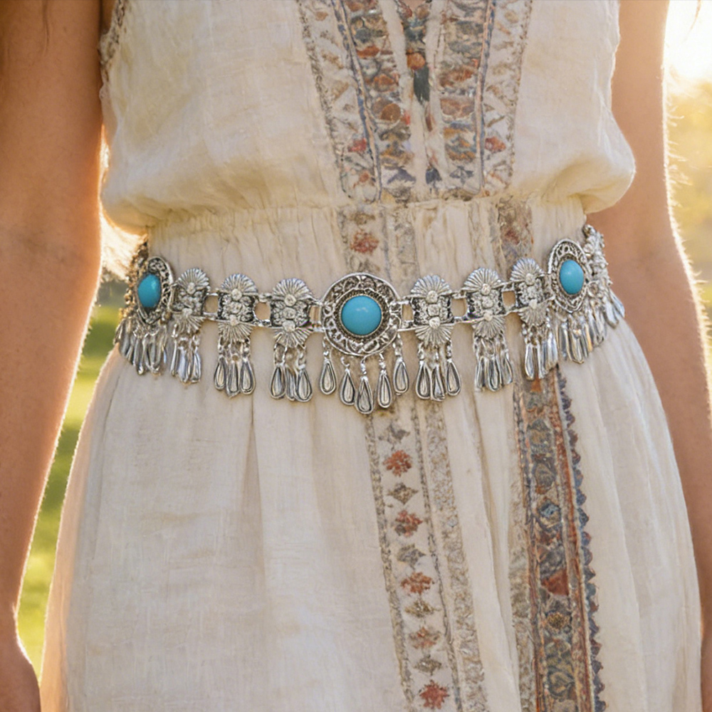 Ethnic Vintage Silver Alloy Ca - Ethnic Indian Fashion บทวิจารณ์และราคา