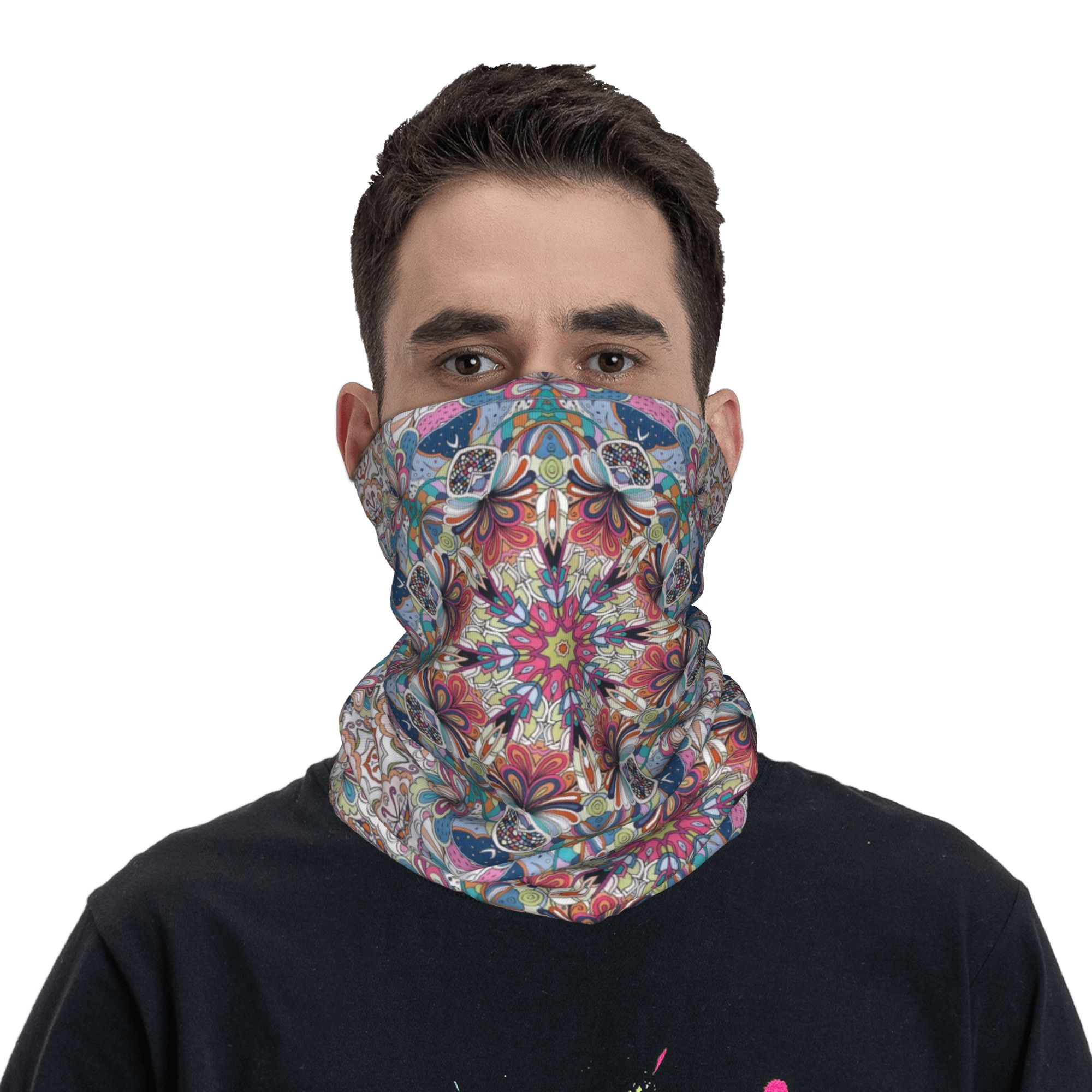 Vibrant Floral Mandala Ethnic  - Ethnic Fashion Men บทวิจารณ์และราคา